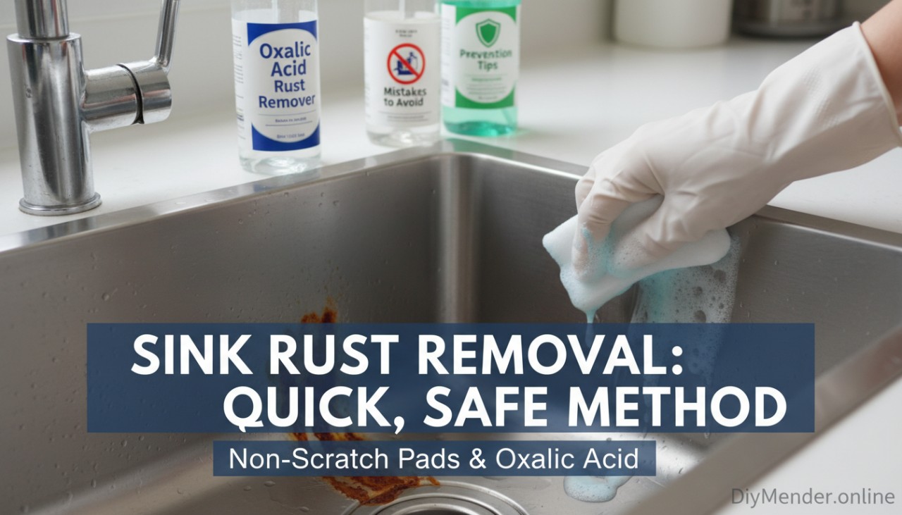 How Do You Remove Rust Stains From Stainless Steel Sink? DIY Guide