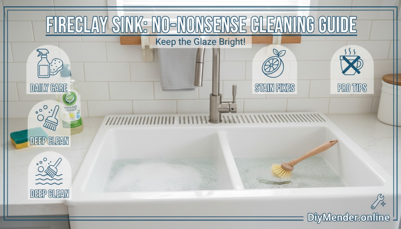How to Clean Fireclay Sink: Safe, Proven Steps From a Homeowner