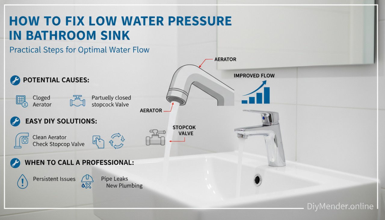 How to Fix Low Water Pressure in Bathroom Sink Effectively