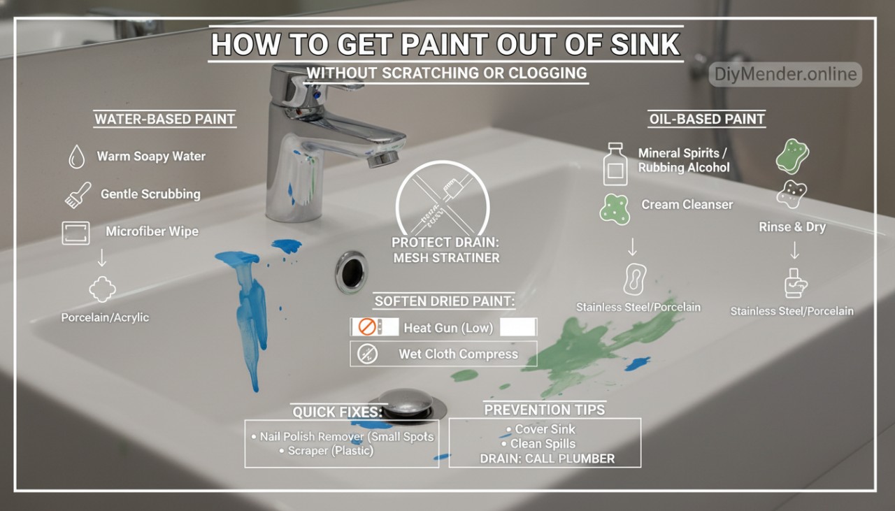How to Get Paint Out of Sink: Safe, Fast Cleanup Guide