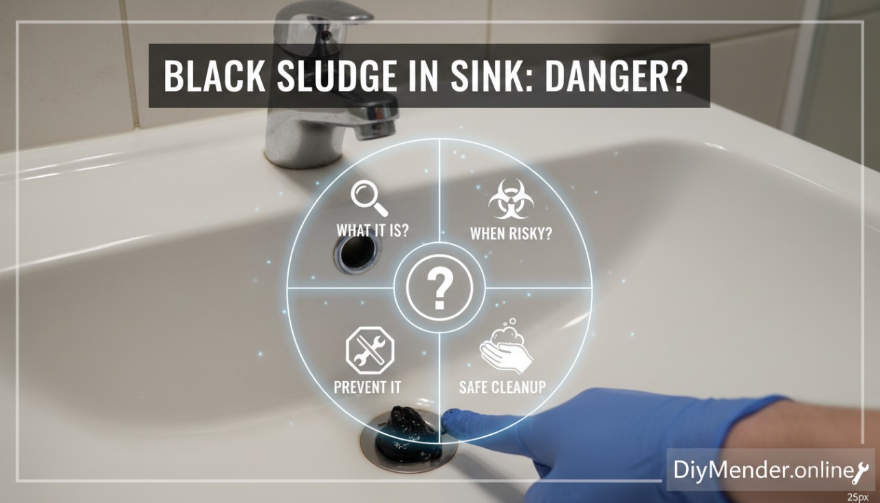 Is Black Sludge in Sink Dangerous to Touch? Safety & Fixes