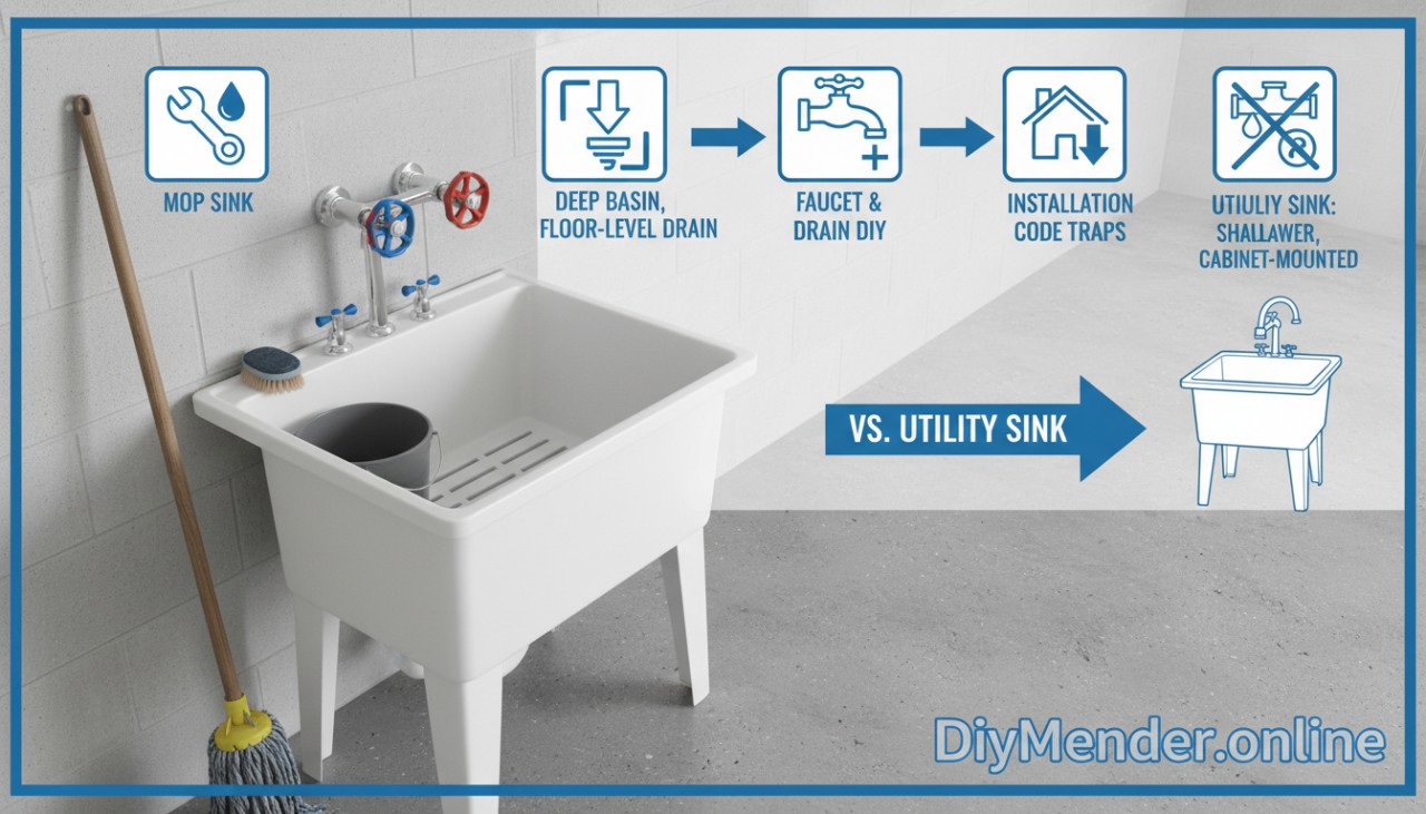 What Is a Mop Sink? Practical Use, Codes, and DIY Tips