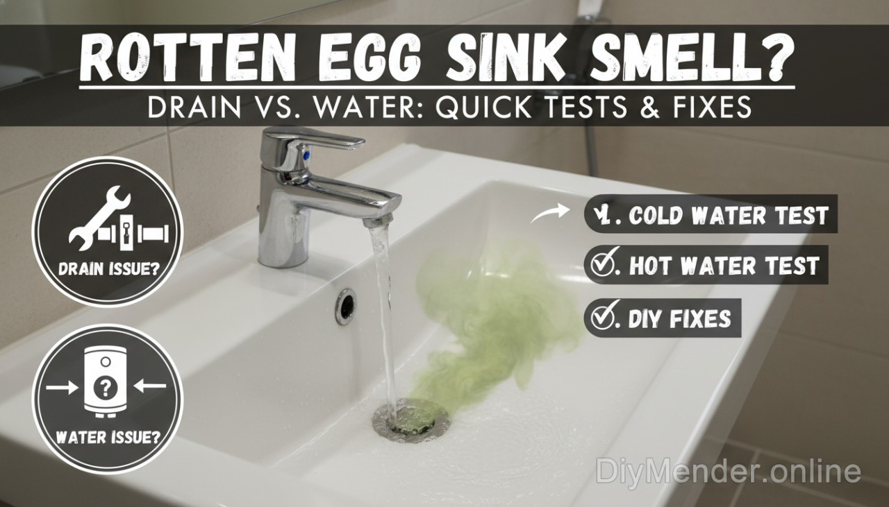 Why Does My Bathroom Sink Water Smell Like Rotten Eggs? DIY Fix